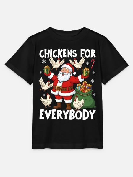 Chickens for Everybody - Stanley/Stella Kinder T-Shirt MINI CREATOR  - Schwarz