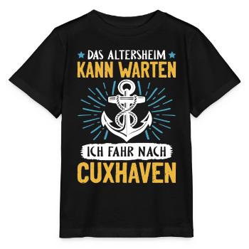 Opa ALTERSHEIM KANN WARTEN ICH FAHR NACH - Stanley/Stella Kinder T-Shirt MINI CREATOR  - Schwarz - Vorne - Mikhail (115cm)