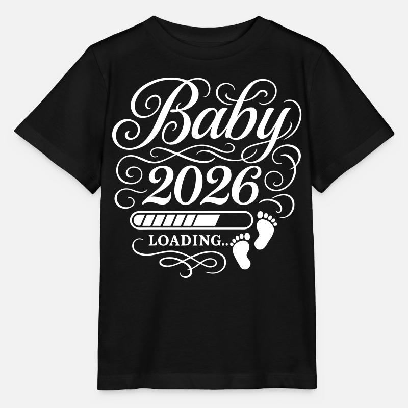 Baby 2026 Loading - Stanley/Stella Kinder T-Shirt MINI CREATOR  - Schwarz