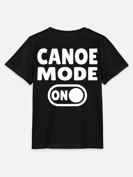 Canoe Mode ON - Stanley/Stella Kinder T-Shirt MINI CREATOR  - Schwarz
