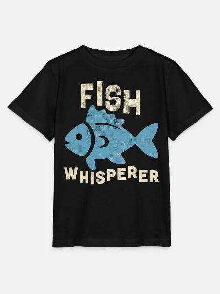 fish whisperer - Stanley/Stella Kinder T-Shirt MINI CREATOR - Schwarz