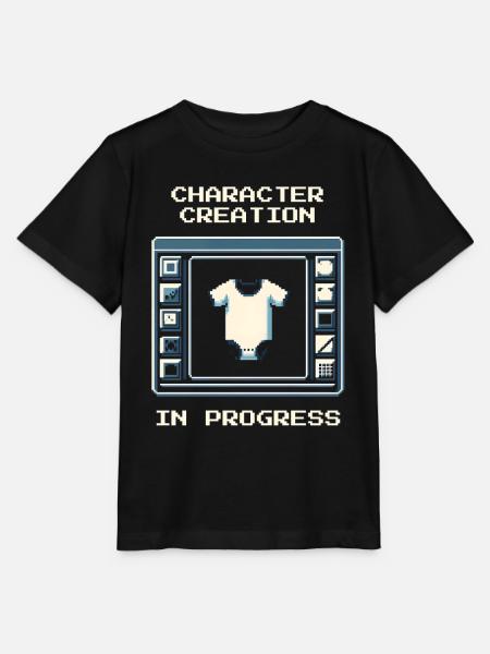Charaktererstellung | Gamer Eltern Humor - Stanley/Stella Kinder T-Shirt MINI CREATOR - Schwarz