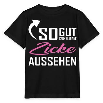 So gut kann nur eine Zicken aussehen - Stanley/Stella MINI CREATOR Kids’ T-Shirt - black - Front - Mikhail (115cm)