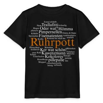 Ruhrpott Sprache Dortmund Bochum Hömma Ruhrdeutsch - Stanley/Stella Kinder T-Shirt MINI CREATOR  - Schwarz - Vorne - Mikhail (115cm)
