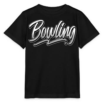 Bowling - T-shirt bio MINI CREATOR Stanley/Stella Enfant - noir - Devant - Mikhail (115cm)