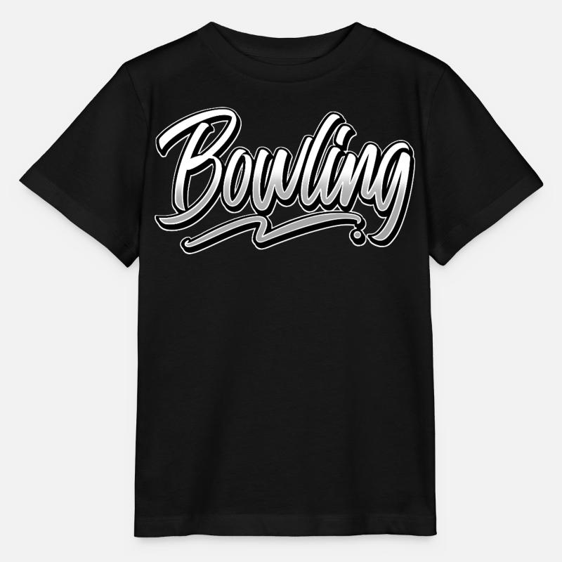 Bowling - Stanley/Stella Kinder T-Shirt MINI CREATOR - Schwarz