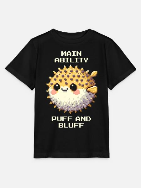 Hauptfähigkeit | Kugelfisch - Stanley/Stella Kinder T-Shirt MINI CREATOR - Schwarz