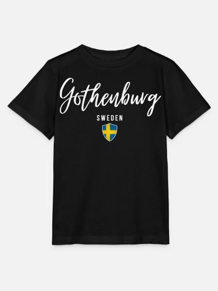 Göteborg, Schweden, elegantes Design - Stanley/Stella Kinder T-Shirt MINI CREATOR - Schwarz