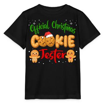 Official Cookie Tester Family Matching Outfit - Stanley/Stella MINI CREATOR Kids’ T-Shirt - black - Front - Mikhail (115cm)