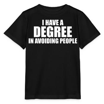 Graduate in People Avoidance - Stanley/Stella MINI CREATOR Kids’ T-Shirt - black - Front - Mikhail (115cm)