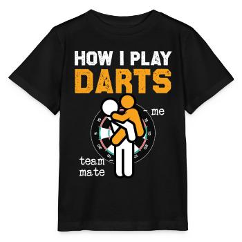 Darts Hug Team Spirit - Stanley/Stella MINI CREATOR Kids’ T-Shirt - black - Front - Mikhail (115cm)