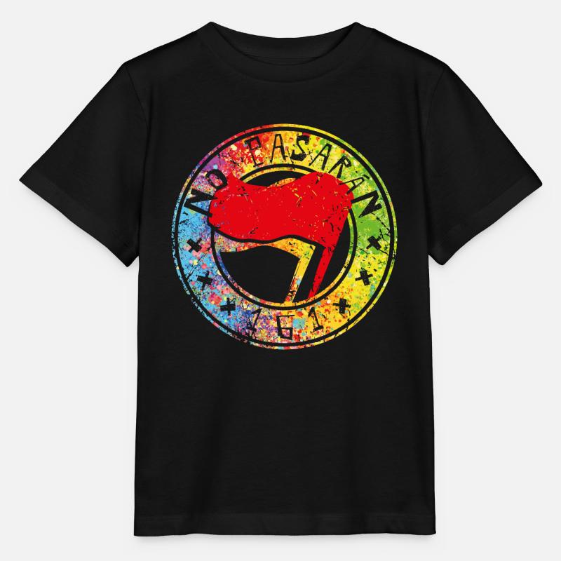 Non Pasaran 161 - T-shirt bio MINI CREATOR Stanley/Stella Enfant - noir
