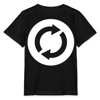Wiederholungs Silhouetten Piktogramm Design - Stanley/Stella Kinder T-Shirt MINI CREATOR  - Schwarz - Vorne - Mikhail (115cm)