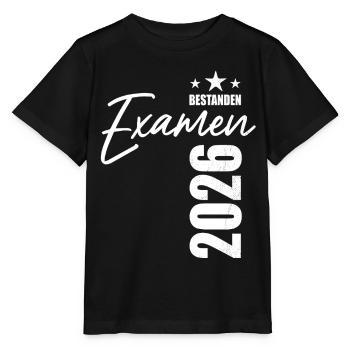 Examen bestanden 2026 - Prüfung - Erfolg - Stanley/Stella Kinder T-Shirt MINI CREATOR  - Schwarz - Vorne - Mikhail (115cm)