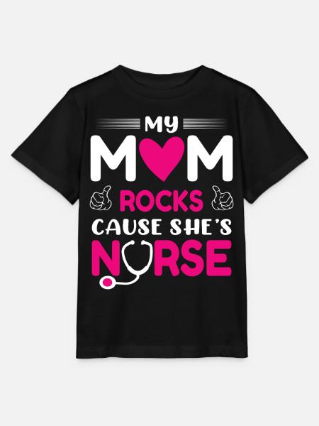 Krankenschwester Mutter - Stanley/Stella Kinder T-Shirt MINI CREATOR  - Schwarz
