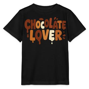 Schoko-Liebhaber Retro Style – Chocolate Lover - Stanley/Stella MINI CREATOR Kids’ T-Shirt - black - Front - Mikhail (115cm)