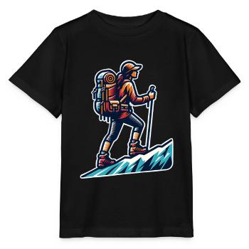 Bergsteiger  - Stanley/Stella Kinder T-Shirt MINI CREATOR  - Schwarz - Vorne - Mikhail (115cm)