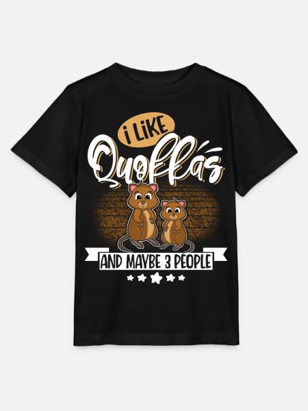 Quokka - Stanley/Stella Kinder T-Shirt MINI CREATOR - Schwarz