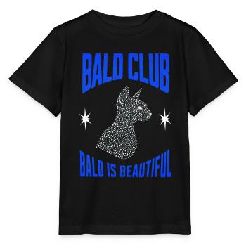 Kahl ist wunderschön Sphynx Katze Haarloser Club - Stanley/Stella Kinder T-Shirt MINI CREATOR  - Schwarz - Vorne - Mikhail (115cm)