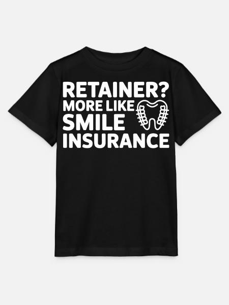 Retainer Leben Lächeln Schutz Kunst - Stanley/Stella Kinder T-Shirt MINI CREATOR  - Schwarz