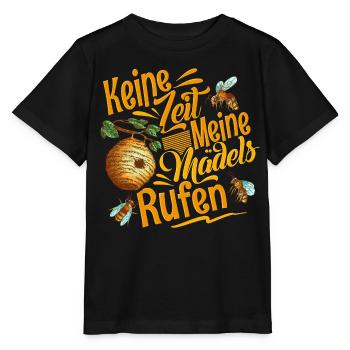 Imker - Stanley/Stella Kinder T-Shirt MINI CREATOR  - Schwarz - Vorne - Mikhail (115cm)