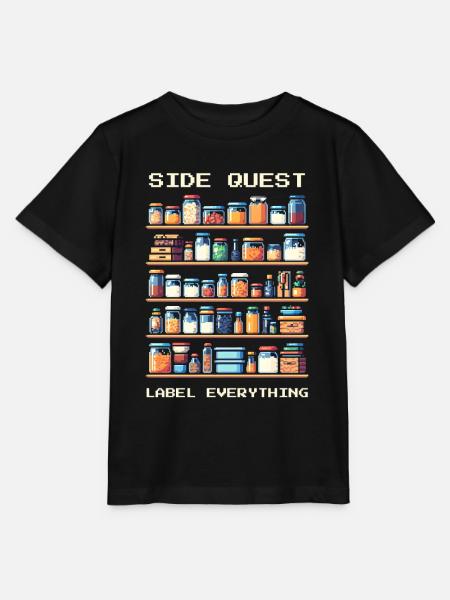 Side Quest | Alles beschriften - Stanley/Stella Kinder T-Shirt MINI CREATOR  - Schwarz