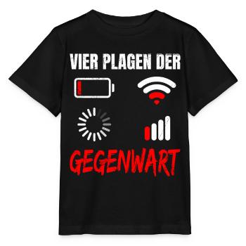 Codeur scientifique QUATRE PLAIES DU PRÉSENT DRÔLE - T-shirt bio MINI CREATOR Stanley/Stella Enfant - noir - Devant - Mikhail (115cm)