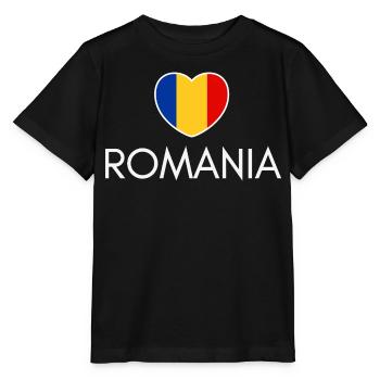 Ich liebe Rumänien, rumänischen Stolz - Stanley/Stella Kinder T-Shirt MINI CREATOR  - Schwarz - Vorne - Mikhail (115cm)