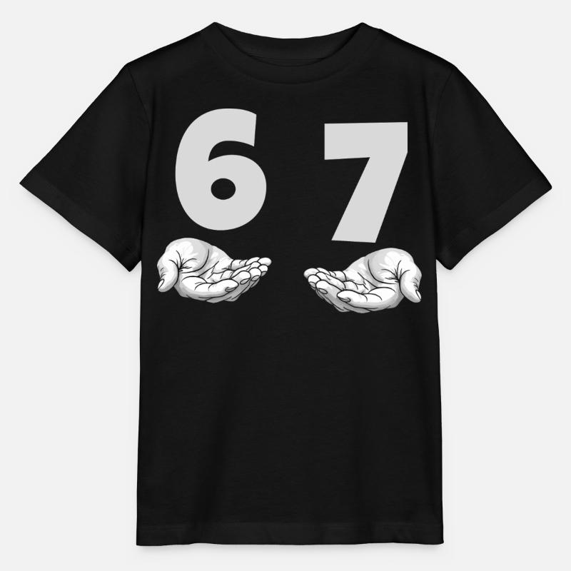 Lustiges 67 Meme Hände Gen Alpha Humor - Stanley/Stella Kinder T-Shirt MINI CREATOR  - Schwarz