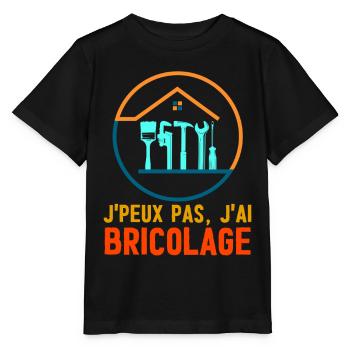 Ich kann kein DIY-T-Shirt - Stanley/Stella Kinder T-Shirt MINI CREATOR  - Schwarz - Vorne - Mikhail (115cm)