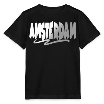 Amsterdam - Stanley/Stella Kinder T-Shirt MINI CREATOR  - Schwarz - Vorne - Mikhail (115cm)