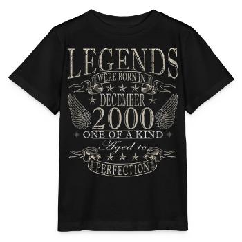 Dezember 2000 Dezember Jubiläum Dezember 2000 - Stanley/Stella Kinder T-Shirt MINI CREATOR  - Schwarz - Vorne - Mikhail (115cm)