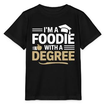 Registrierter Ernährungsberater für Akademische Ernährung - Stanley/Stella Kinder T-Shirt MINI CREATOR  - Schwarz - Vorne - Mikhail (115cm)