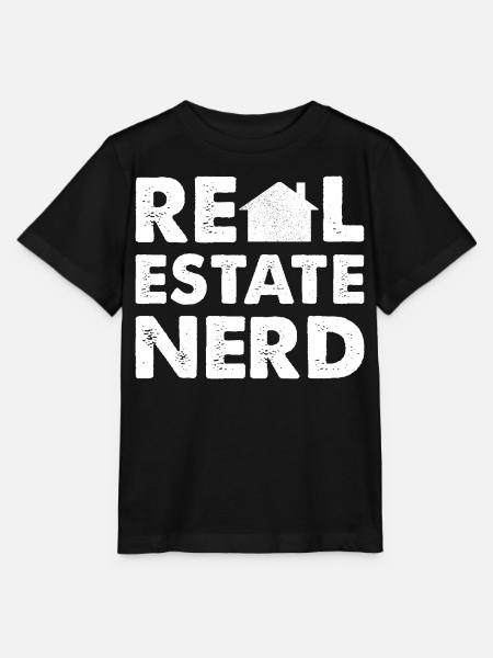 RealEstate Nerd - Stanley/Stella Kinder T-Shirt MINI CREATOR  - Schwarz