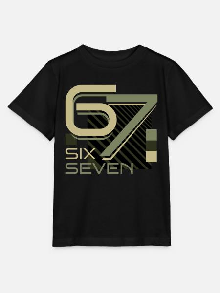 SixSeven - Stanley/Stella Kinder T-Shirt MINI CREATOR - Schwarz