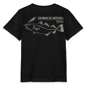 Cod King 2026 - Stanley/Stella MINI CREATOR Kids’ T-Shirt - black - Front - Mikhail (115cm)