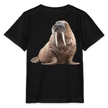 Morse - T-shirt bio MINI CREATOR Stanley/Stella Enfant - noir - Devant - Mikhail (115cm)