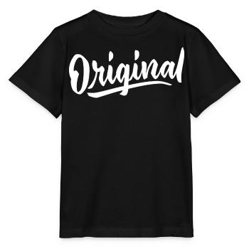 Original Unique Design Exclusif Création Tendance - T-shirt bio MINI CREATOR Stanley/Stella Enfant - noir - Devant - Mikhail (115cm)