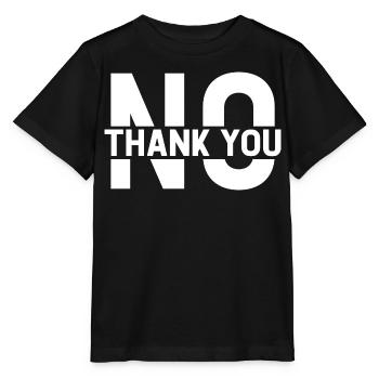 Non merci - T-shirt bio MINI CREATOR Stanley/Stella Enfant - noir - Devant - Mikhail (115cm)