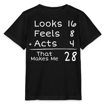 28-jähriges Jubiläum Humorvoll | 28. Jubiläum - Stanley/Stella Kinder T-Shirt MINI CREATOR  - Schwarz - Vorne - Mikhail (115cm)