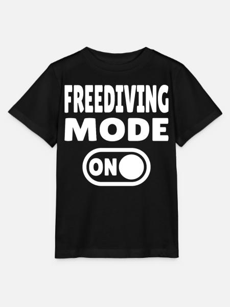 Freediving Mode ON - Taucher - Stanley/Stella Kinder T-Shirt MINI CREATOR  - Schwarz