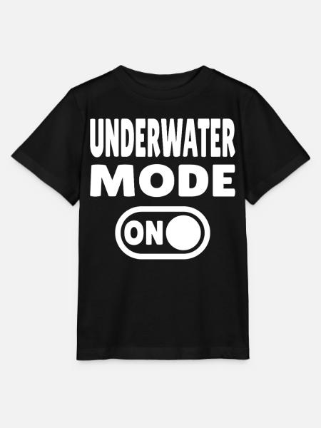 Underwater Mode ON  - Stanley/Stella Kinder T-Shirt MINI CREATOR  - Schwarz