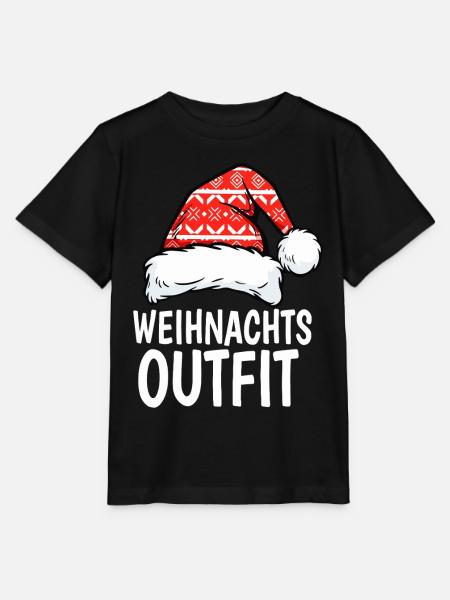 Weihnachtsmütze - Stanley/Stella Kinder T-Shirt MINI CREATOR - Schwarz