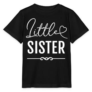 Little Sister Little Sister Gift - Stanley/Stella MINI CREATOR Kids’ T-Shirt - black - Front - Mikhail (115cm)