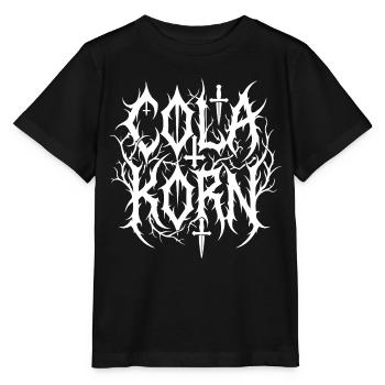 Cola Korn Black Metal - Stanley/Stella Kinder T-Shirt MINI CREATOR  - Schwarz - Vorne - Mikhail (115cm)