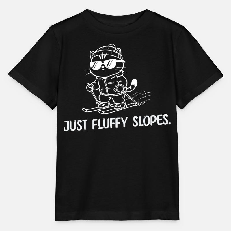Just Softy Slopes - Humour de ski - T-shirt bio MINI CREATOR Stanley/Stella Enfant - noir