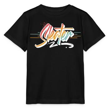 Skater - Stanley/Stella MINI CREATOR Kids’ T-Shirt - black - Front - Mikhail (115cm)
