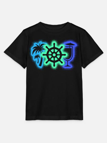 Kreuzfahrt Kreuzfahrtschiff Kreuzfahrer - Stanley/Stella Kinder T-Shirt MINI CREATOR - Schwarz