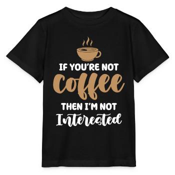 Coffee or no interest - Stanley/Stella MINI CREATOR Kids’ T-Shirt - black - Front - Mikhail (115cm)