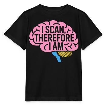 Technicien IRM Je fais un scanner donc je suis radiologue - T-shirt bio MINI CREATOR Stanley/Stella Enfant - noir - Devant - Mikhail (115cm)